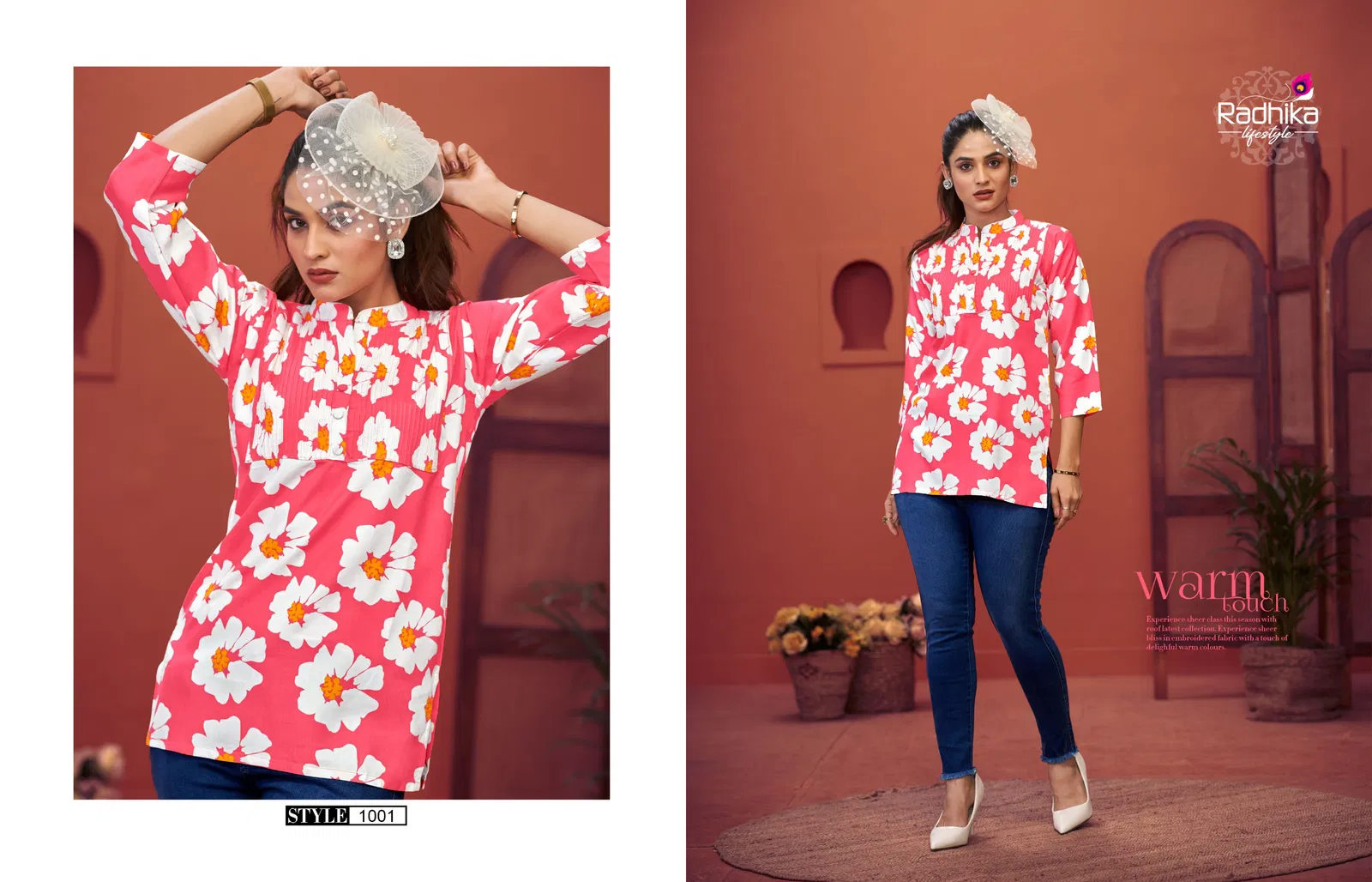 Crest Vol 1 By Radhika Heavy Rayon Printed Ladies Top Orders In India